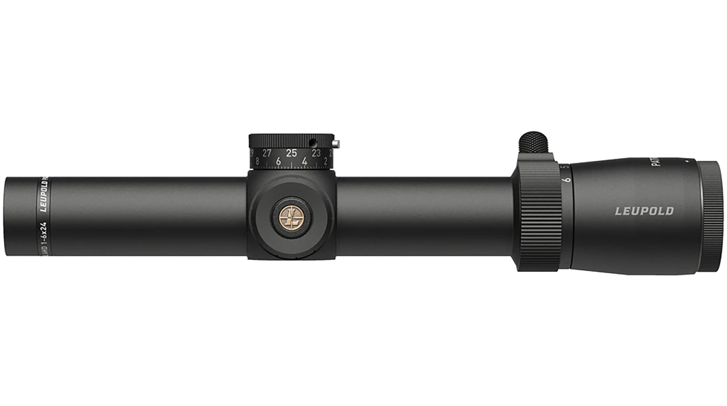 Leupold 182352 Patrol 6HD  Matte Black 1-6x24mm CDS-ZL2 30mm Tube Illuminated CM-R2 Reticle Features Throw Lever