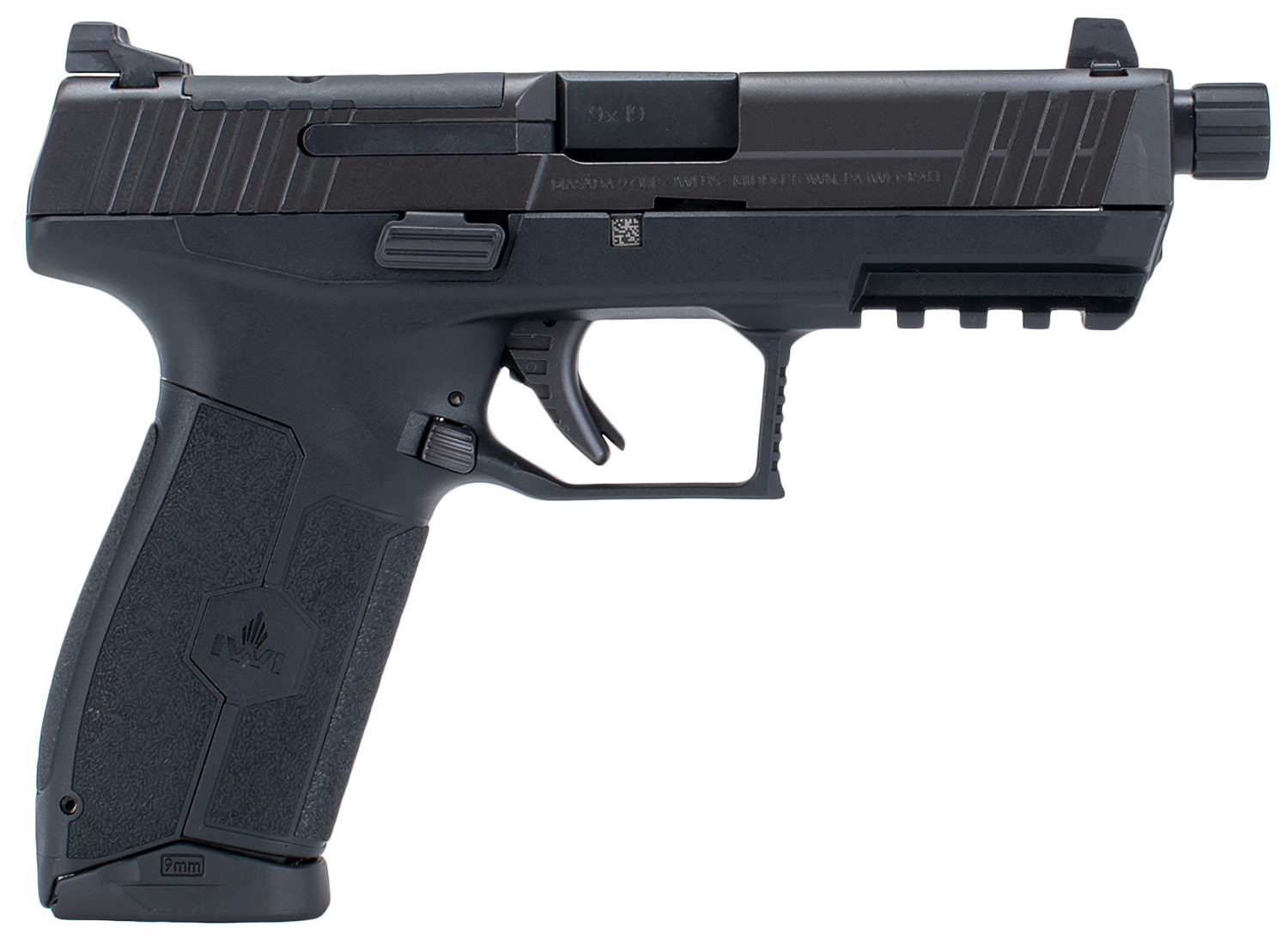 IWI MASADA Optics Ready Pistol - Black 9mm 4.6" Barrel 17rd Night Sights