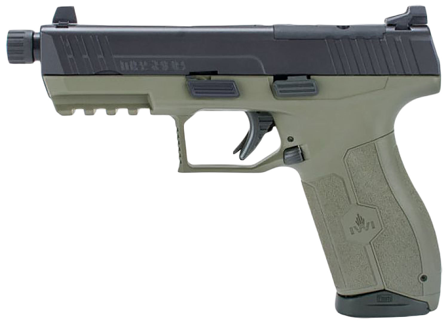 IWI US M9ORP17TODNS Masada 9mm 4.6" TB OD Green 17rd Night Sights