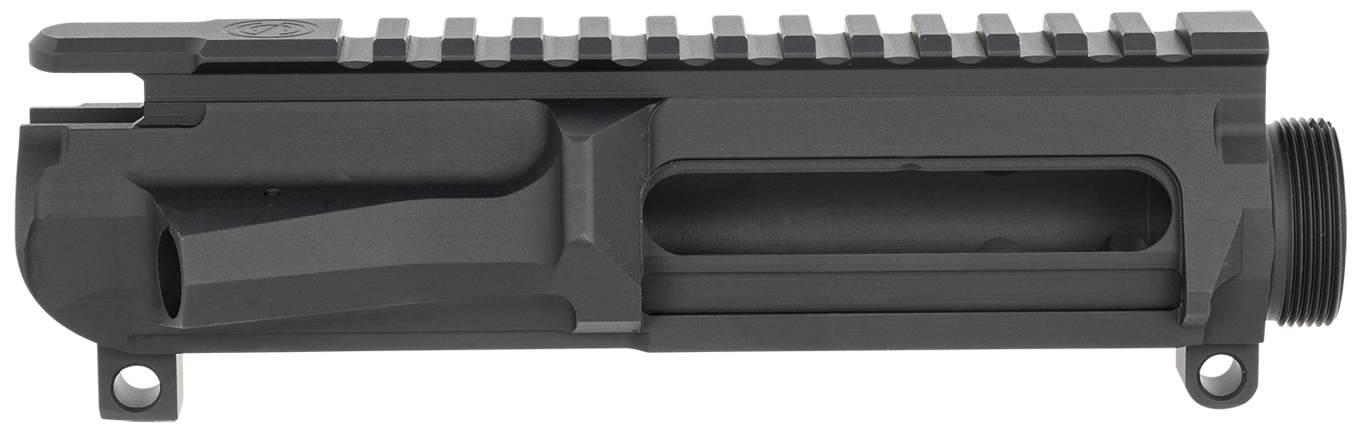 SilencerCo AC5065 SCO15 Stripped Upper Receiver Black Anodized Aluminum for Mil-Spec AR-15 Lower