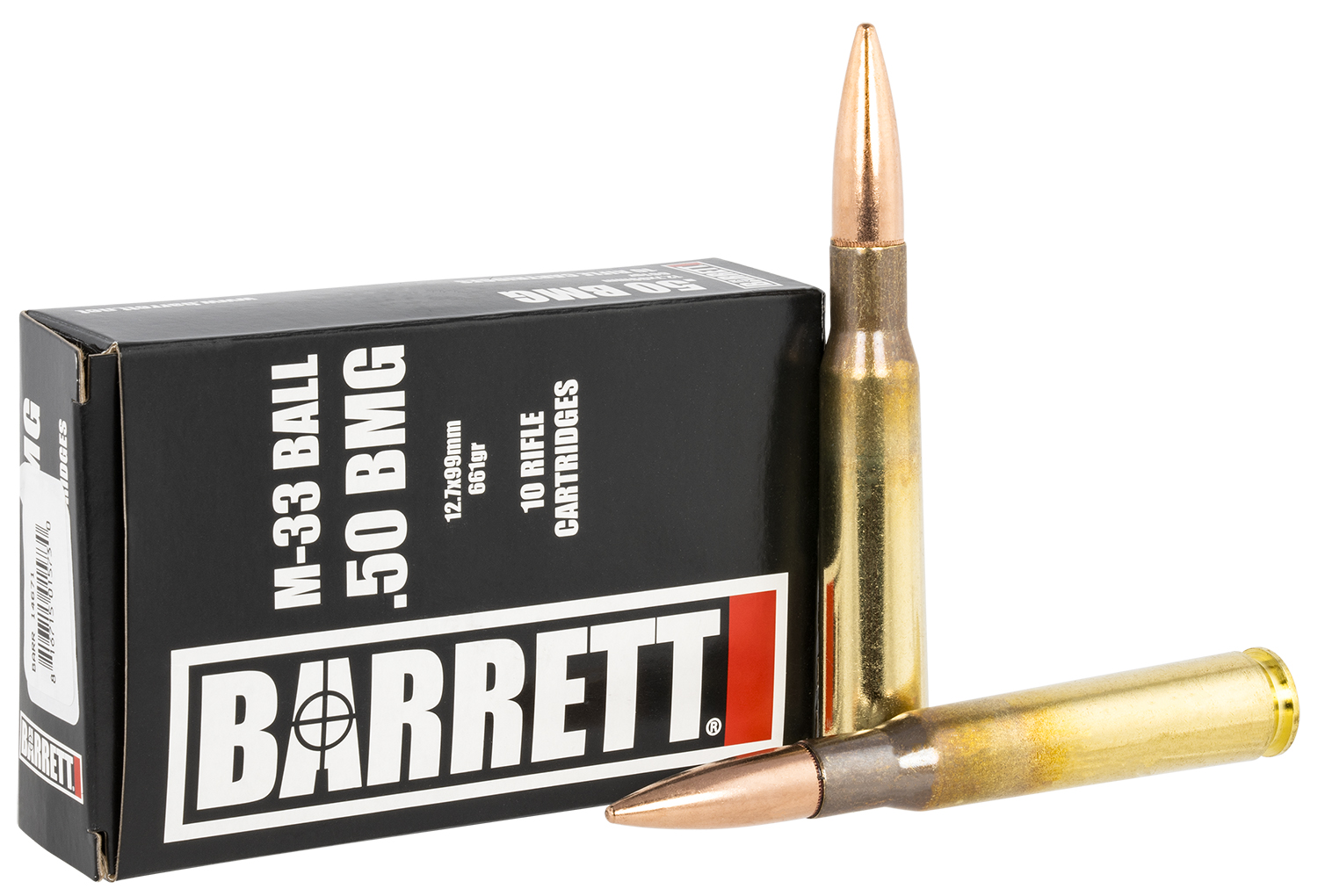 Barrett .50 BMG M33 Ball Ammo (250 Rounds)