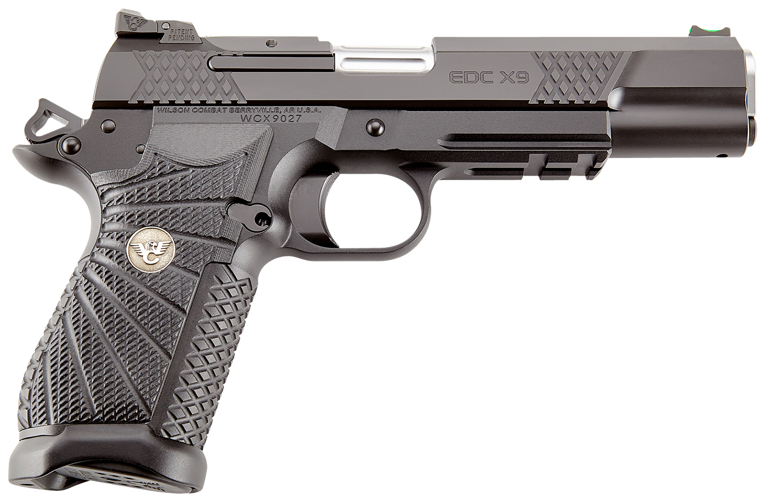 Wilson Combat EDC X9L 9mm 5" Barrel Semi-Auto Pistol with 15-Round Capacity, DLC Black Finish, and Ambi Safety