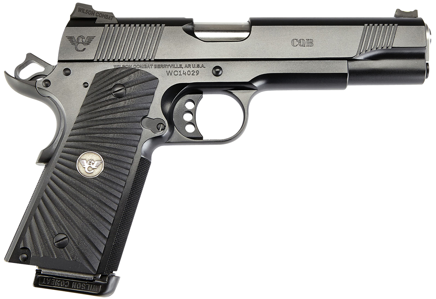 Wilson Combat CQBFS9 CQB Full-Size 9mm Luger 5" 8+1 Stainless Match...-img-0