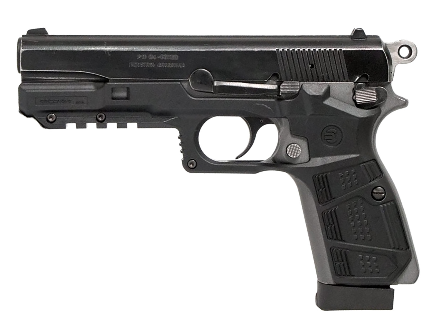 Recover Tactical HPC01 Grip & Rail System  Black Polymer Picatinny for Browning Hi-Power