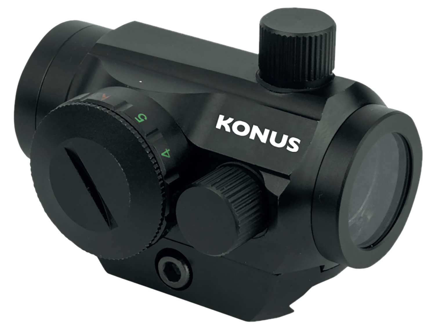 Konus 7215 Nuclear QR Red Dot Matte Black 1 x 22 mm 3 MOA Red/Green Dot
