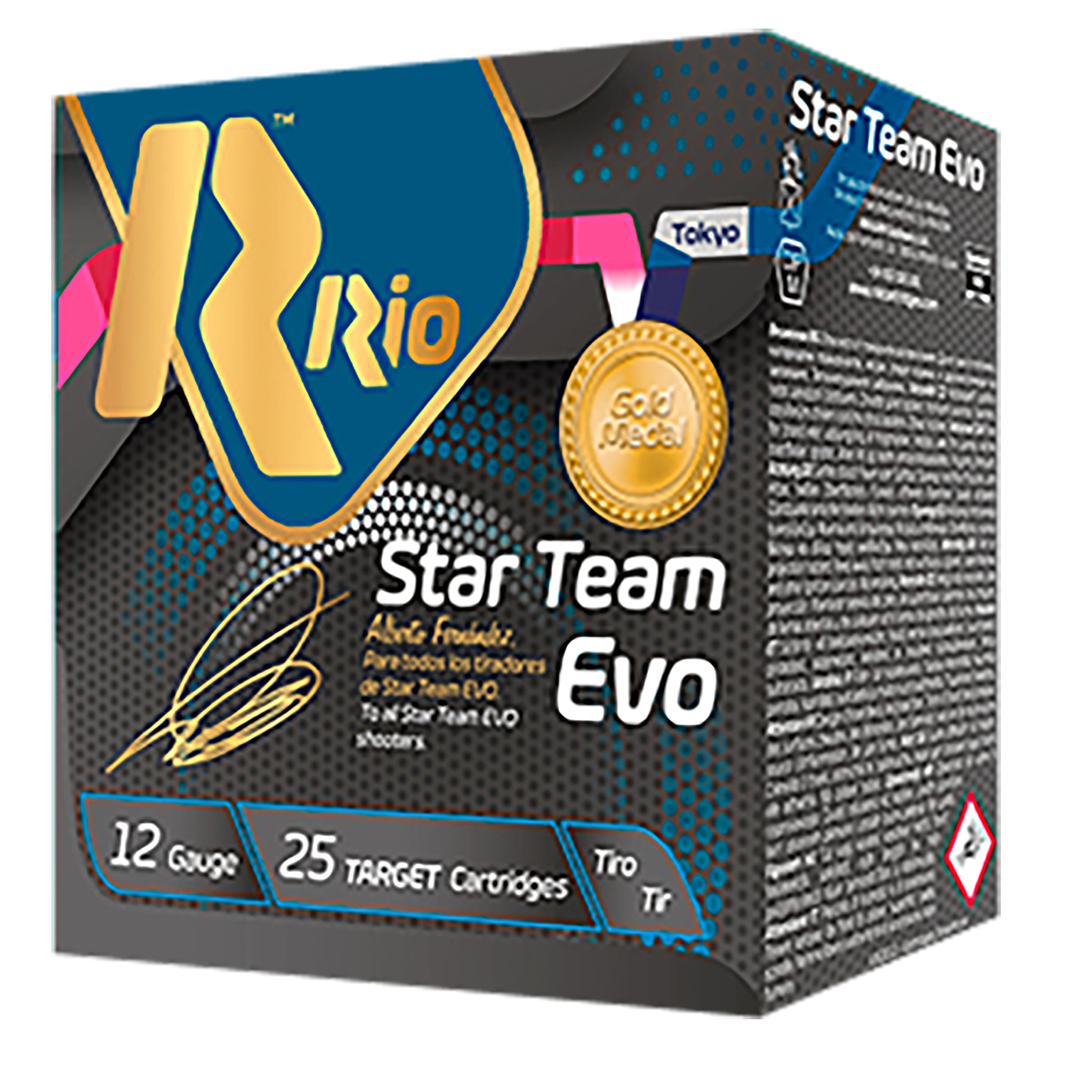 Rio Ammunition STT28LT75 Star Team EVO  12Gauge 2.75 1oz 7.5Shot 25 Per Box/10 Case