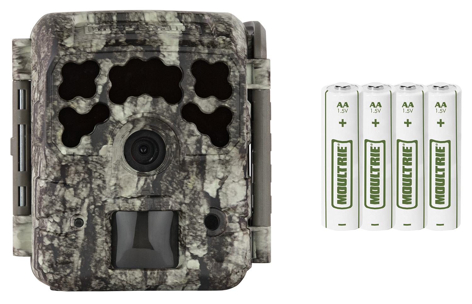Moultrie Micro-42 Camera 42MP 1280x720p Moultrie White Bark 4 AA Batteries