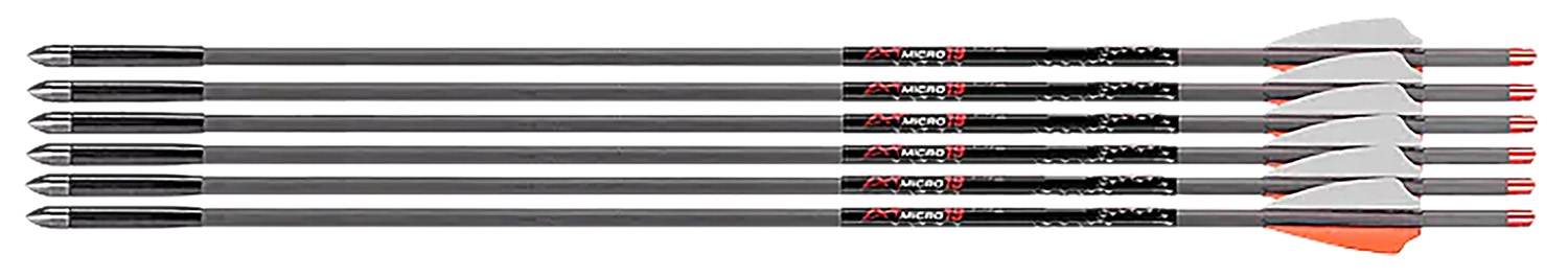 Axe Crossbows AX10003 Axe 440 Axe Bolts Gray/Orange/White 19 6 Pack