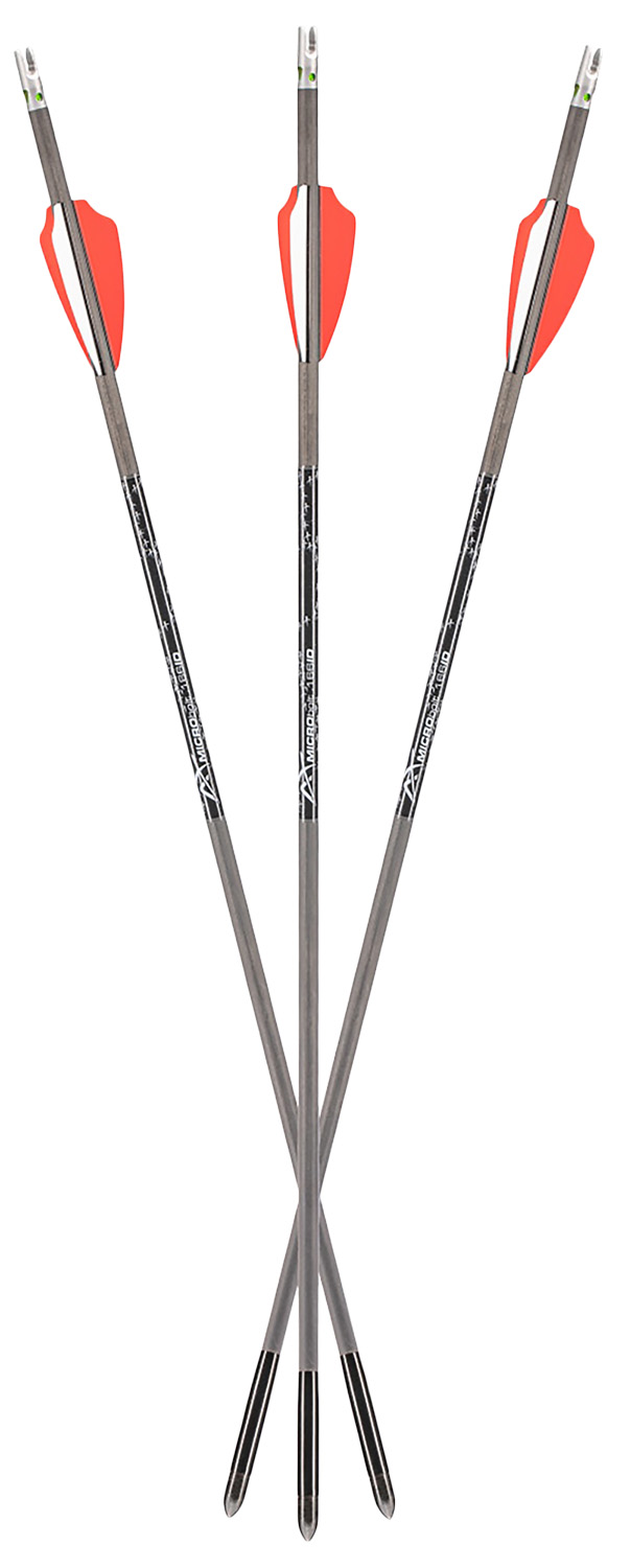 Axe Crossbows AX10004 Axe 440 Bolt Combo Pack Gray/Orange/White 19 3 Bolts and 3 Lighted Nocks