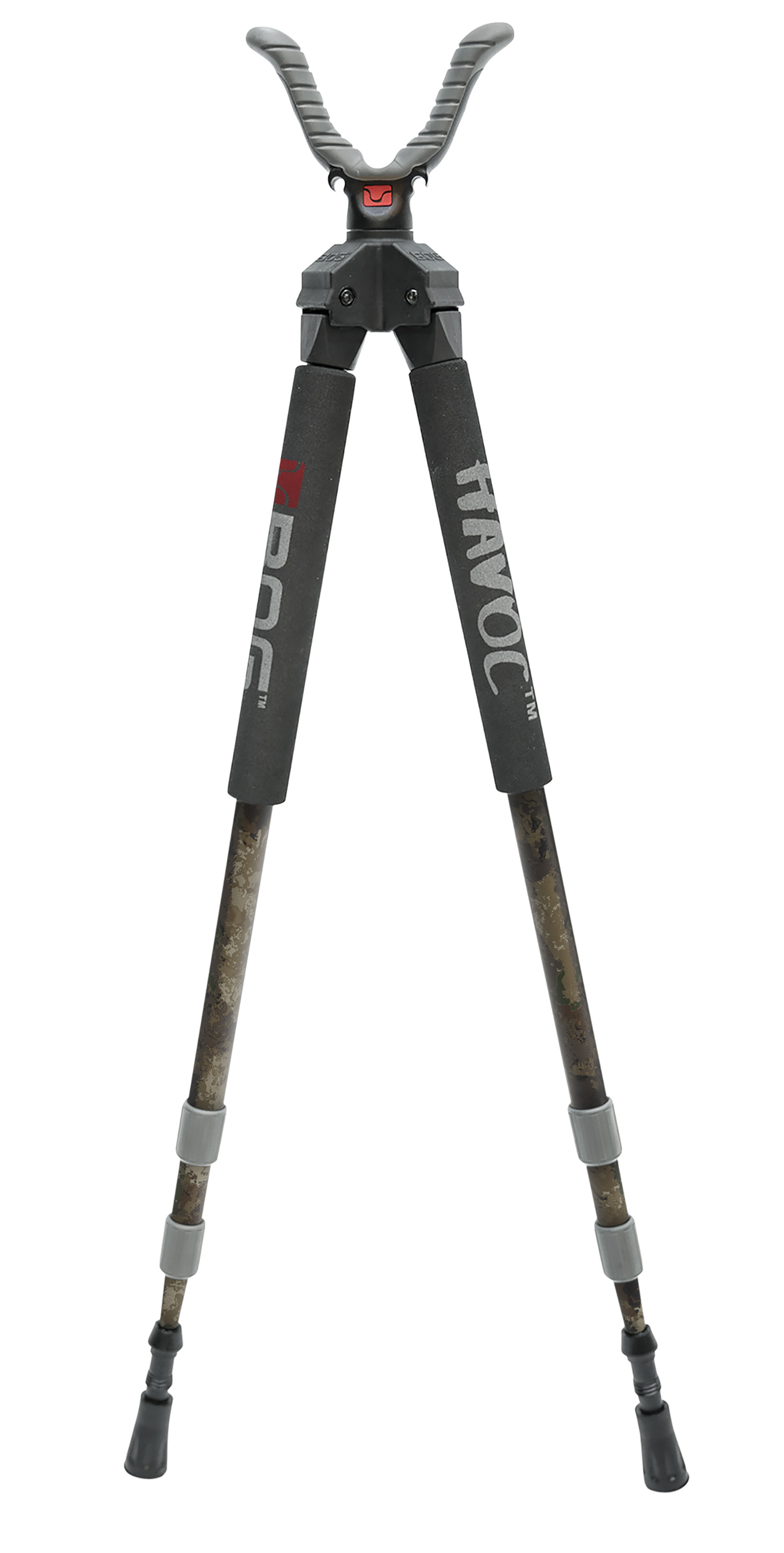 BOG Havoc Series Monopod, Veil Alpine Green, Aluminum with Foam Grip, 21-50 Inch Adjustable Height