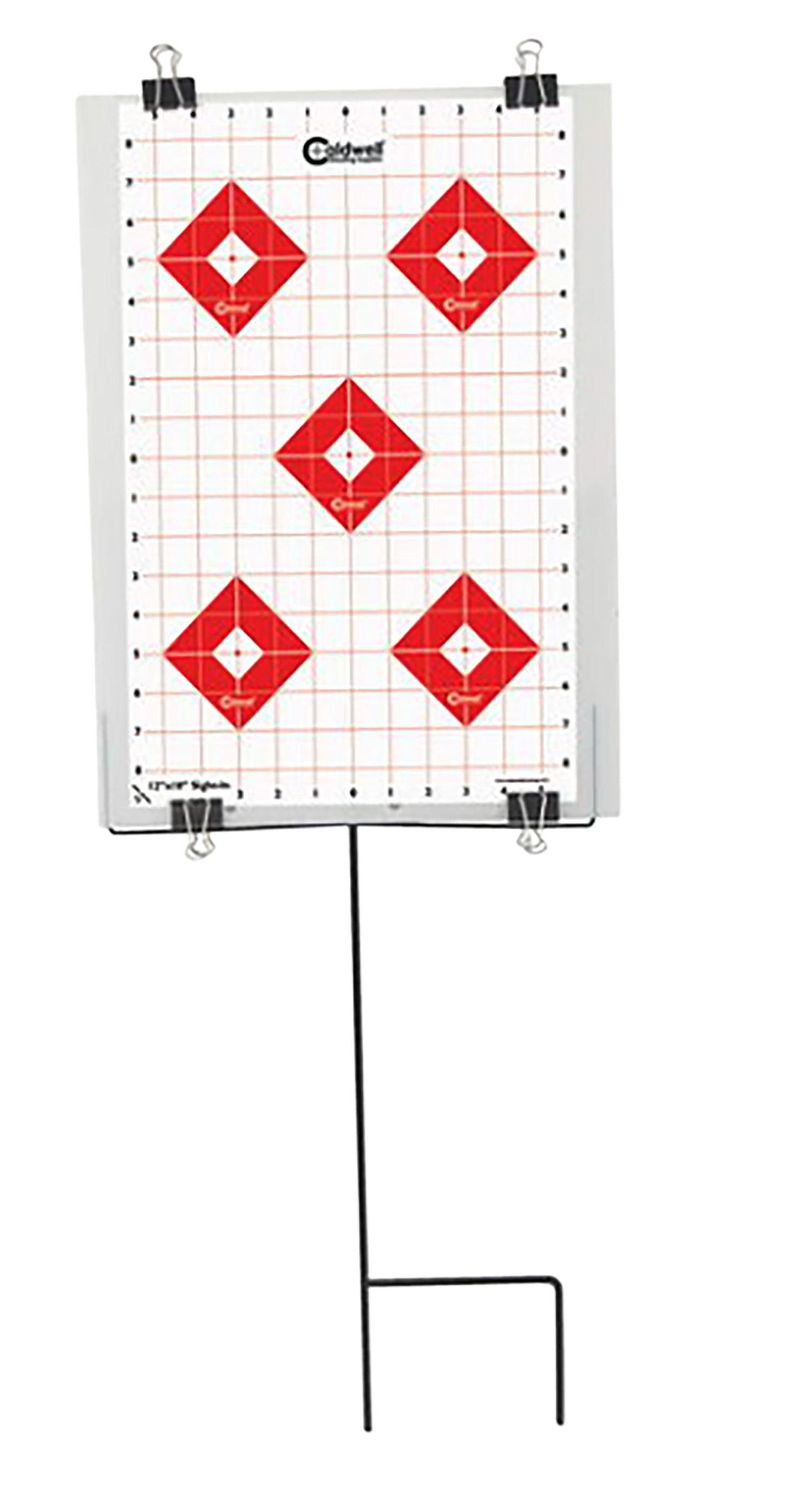 Caldwell 110005 Ultra Portable Target Stand Kit with 16 Targets, Black