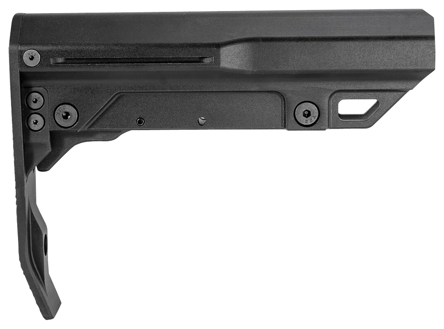Mission First Tactical BMSMIL-MTL-BL Minimalist AR-15 Stock, Black Aluminum - Mission First Tactical