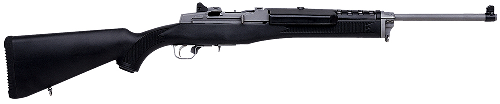 Ruger Mini Thirty 7.62x39 Rifle, Black/Stainless 5806, 18.5" Barrel, 5-Round Capacity, Integral Scope Mounts - Ruger - 7.62 x 39mm