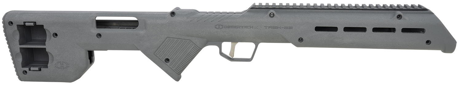 Desert Tech TRK22GRY TREK-22 Rifle Chassis Gray Synthetic Fixed Bullpup ...