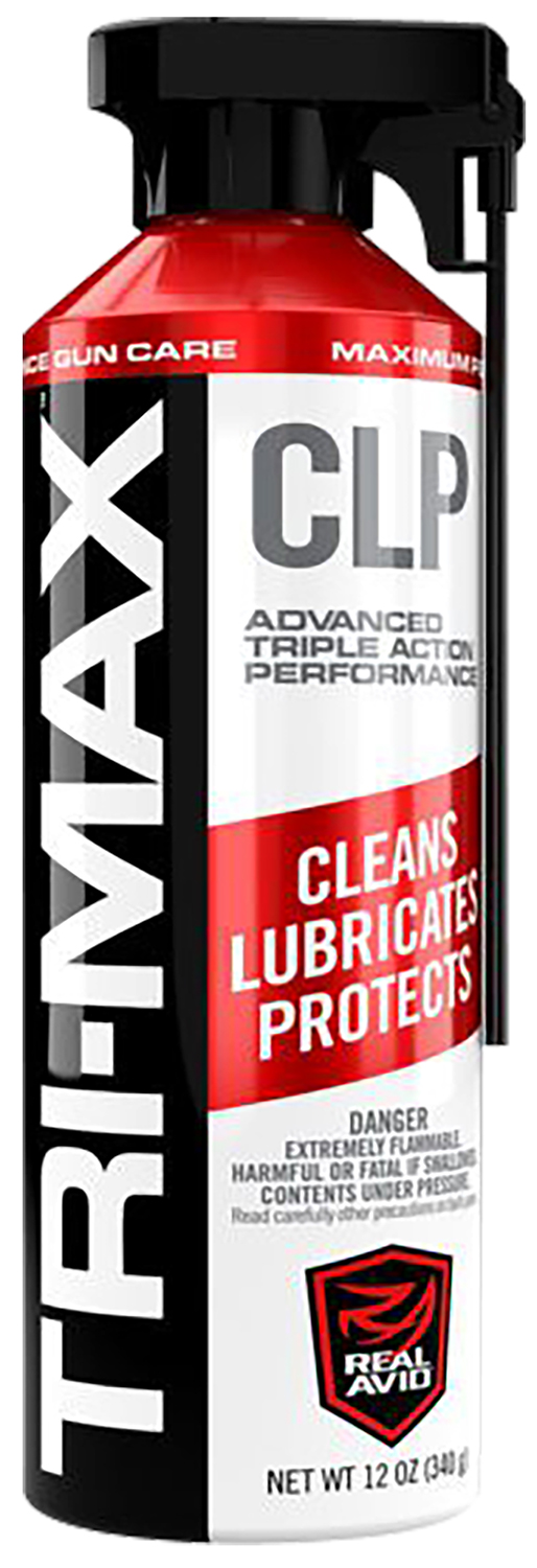 Real Avid AVCLP12A Tri-Max CLP 12oz Aerosol Gun Cleaner & Lubricant - AVID - 12 OZ for sale at TheGunDock