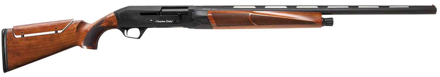 Charles Daly 930312 601 DPS 12 Gauge 3 4+1 30 Barrel, Gloss Black Metal Finish, Checkered Walnut Stock w/Adjustable Comb & Forend, Auto Ejection, Includes 5 Choke Tubes