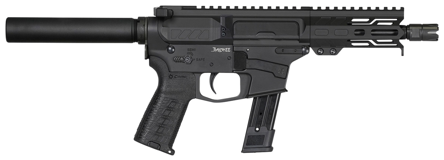 CMMG PE92A17A4AB Banshee MK17 9mm Luger 5" 21+1 Black Cerakote Rec Black...-img-0