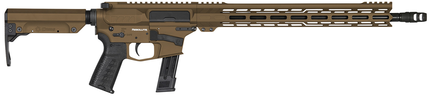 CMMG 92AE6FBMB Resolute MK17 9mm Luger 16.10" 21+1 Midnight Bronze...-img-0