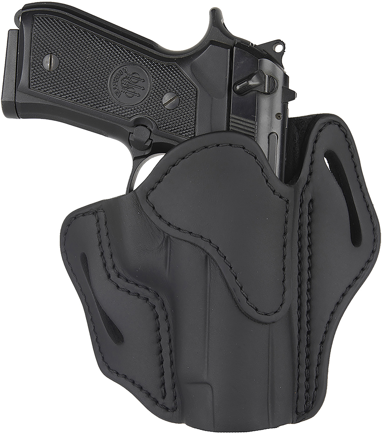 1791 Gunleather OR-BH2.3-SBL-R Optic Ready Holster Stealth Black RH