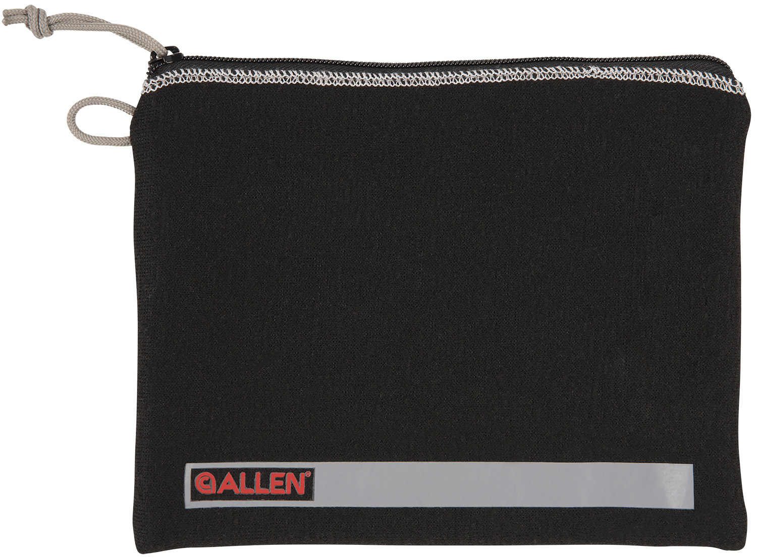 Allen 3628 Pistol Pouch  Black Polyester w/Lockable Zippers, ID Label & Fleece Lining Holds Full Size Handgun 7 L x 9 W Interior Dimensions
