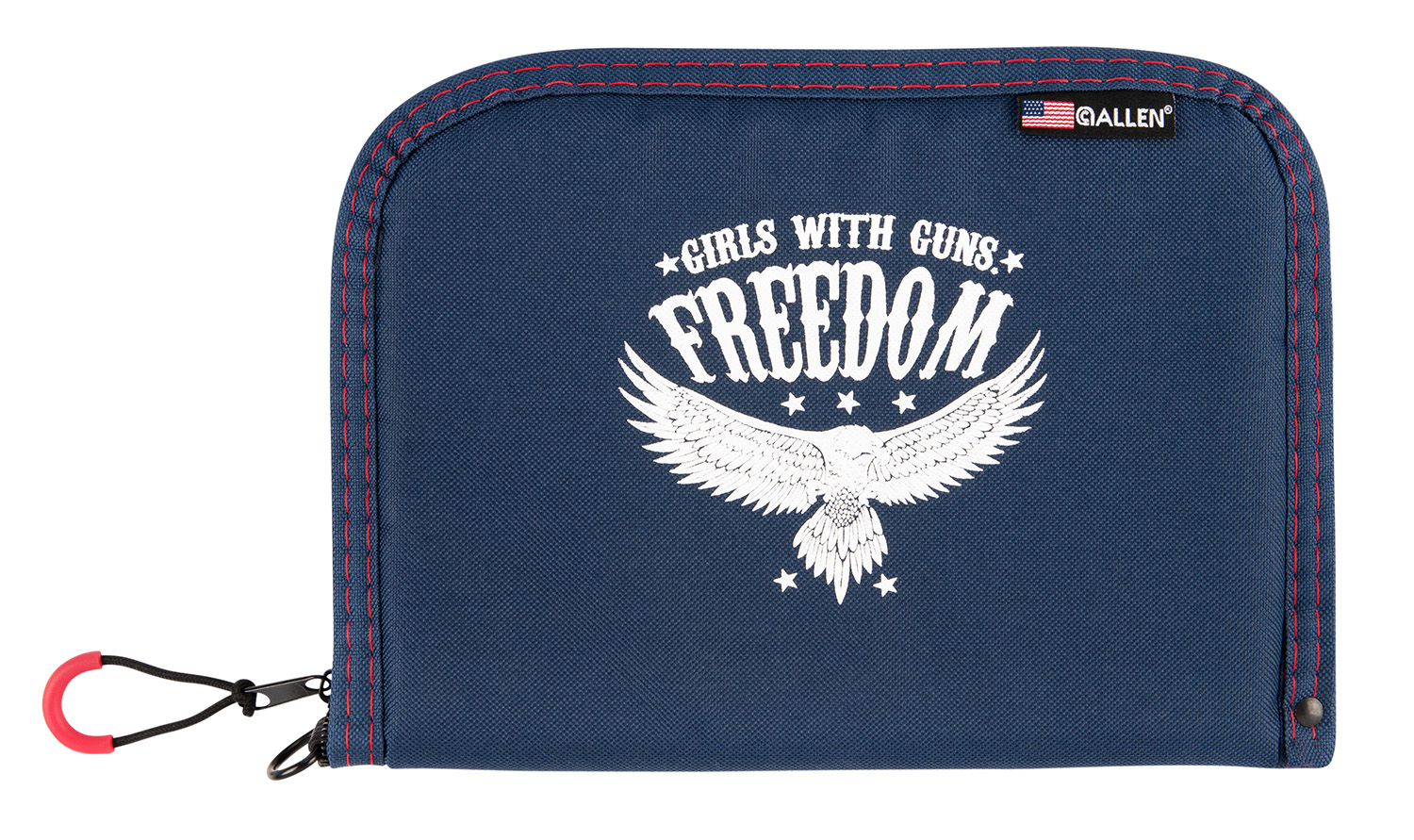 Girls With Guns 9071 Freedom Navy w-White Letters & Picture Polyester H...