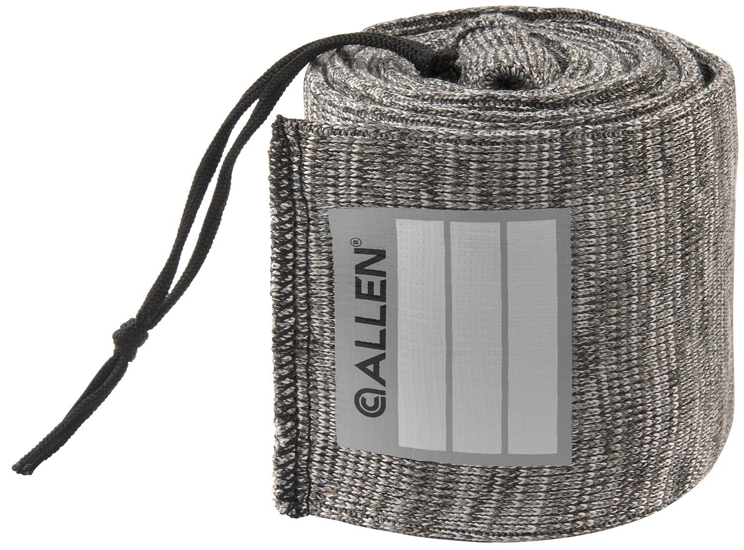 Allen 13167 Stretch Knit Gun Sock Gray Silicone-Treated Knit w/Custom ID Labeling Holds Rifles with Scope or Shotguns 52 L x 3.75 W Interior Dimensions