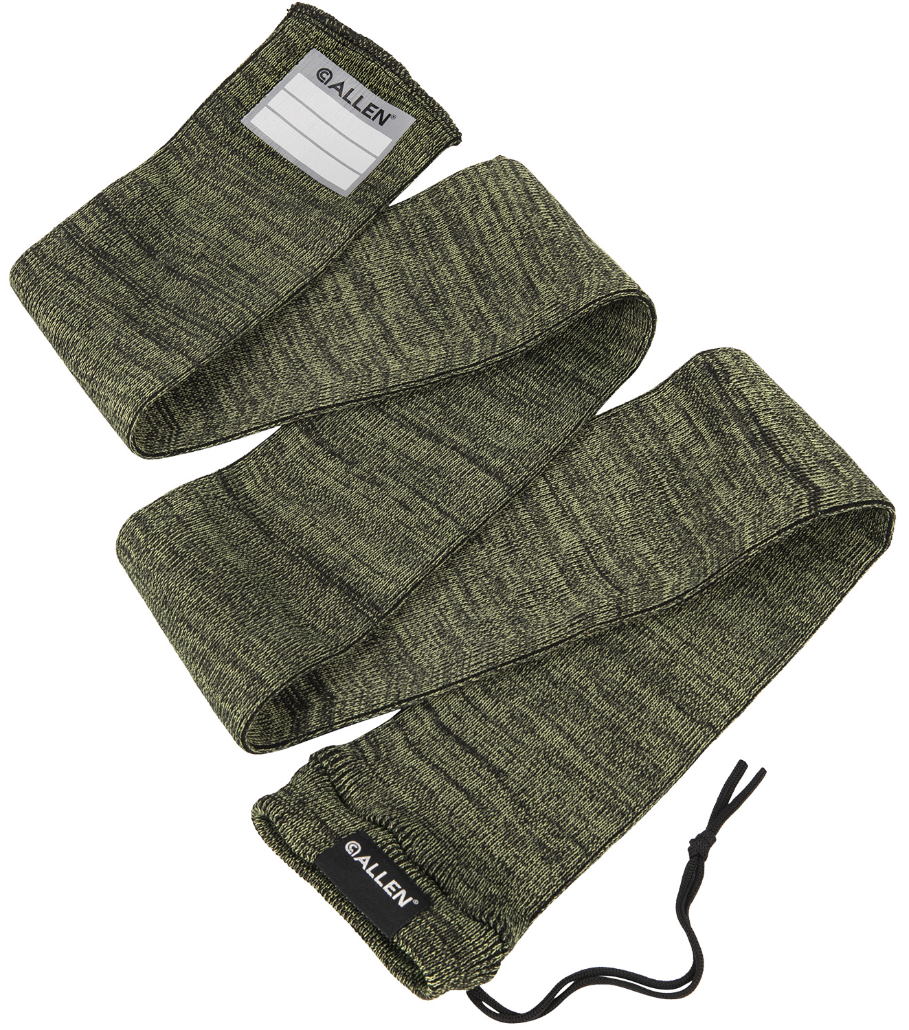 Allen 13171 Stretch Knit Gun Sock Green Silicone-Treated Knit w/Custom ID Labeling Holds Rifles with Scope or Shotguns 52 L x 3.75 W Interior Dimensions