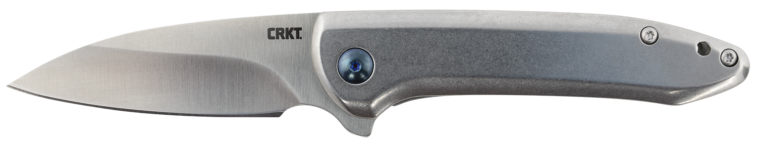 CRKT Delineation 2.94" Wharncliffe Folding Knife Satin Stainless Blade