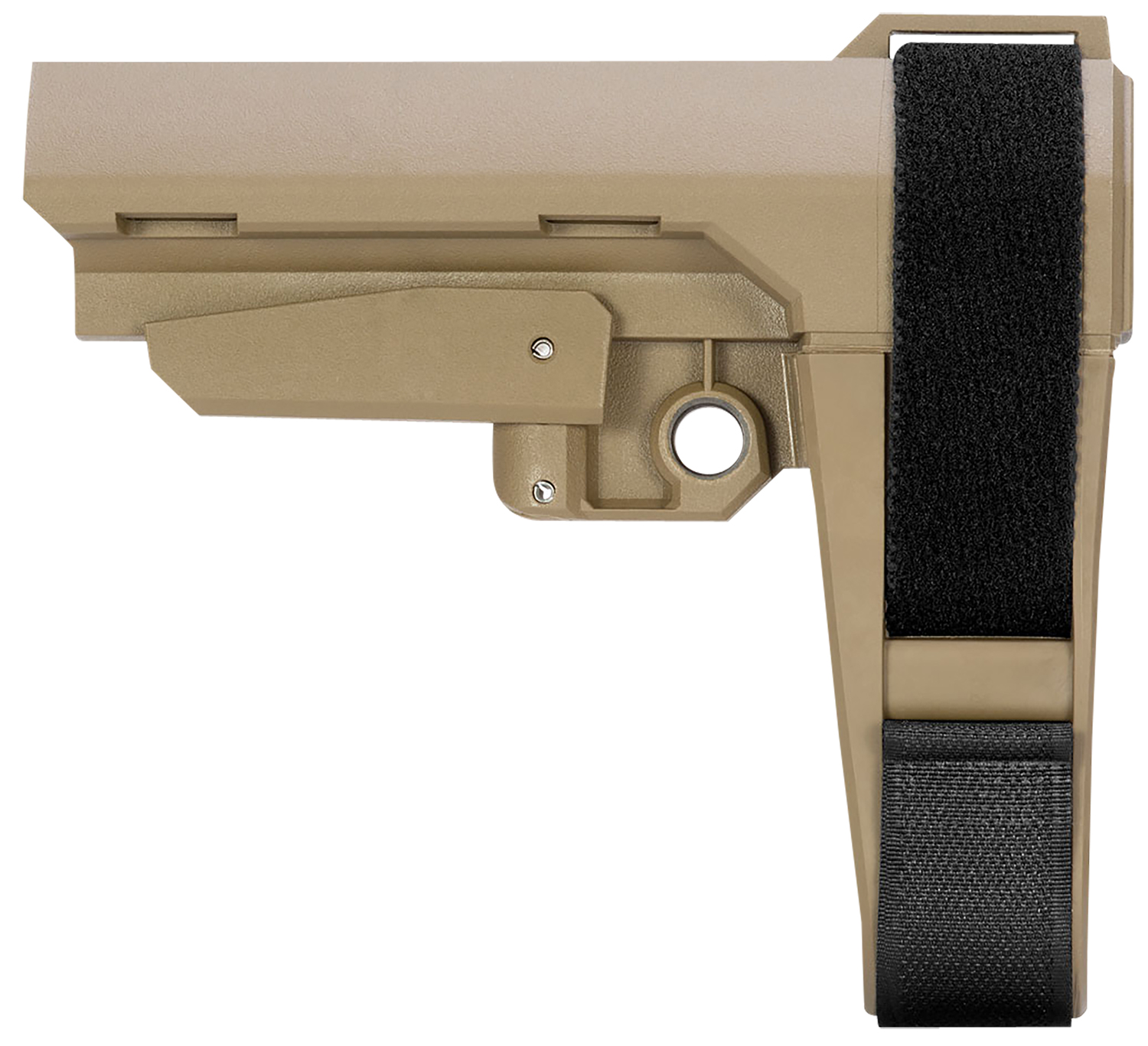 SB Tactical SBA3X02SB SBA3 X Adjustable AR-Platform in Flat Dark Earth - 5-Position, Ambidextrous QD Sling Socket, US-Made
