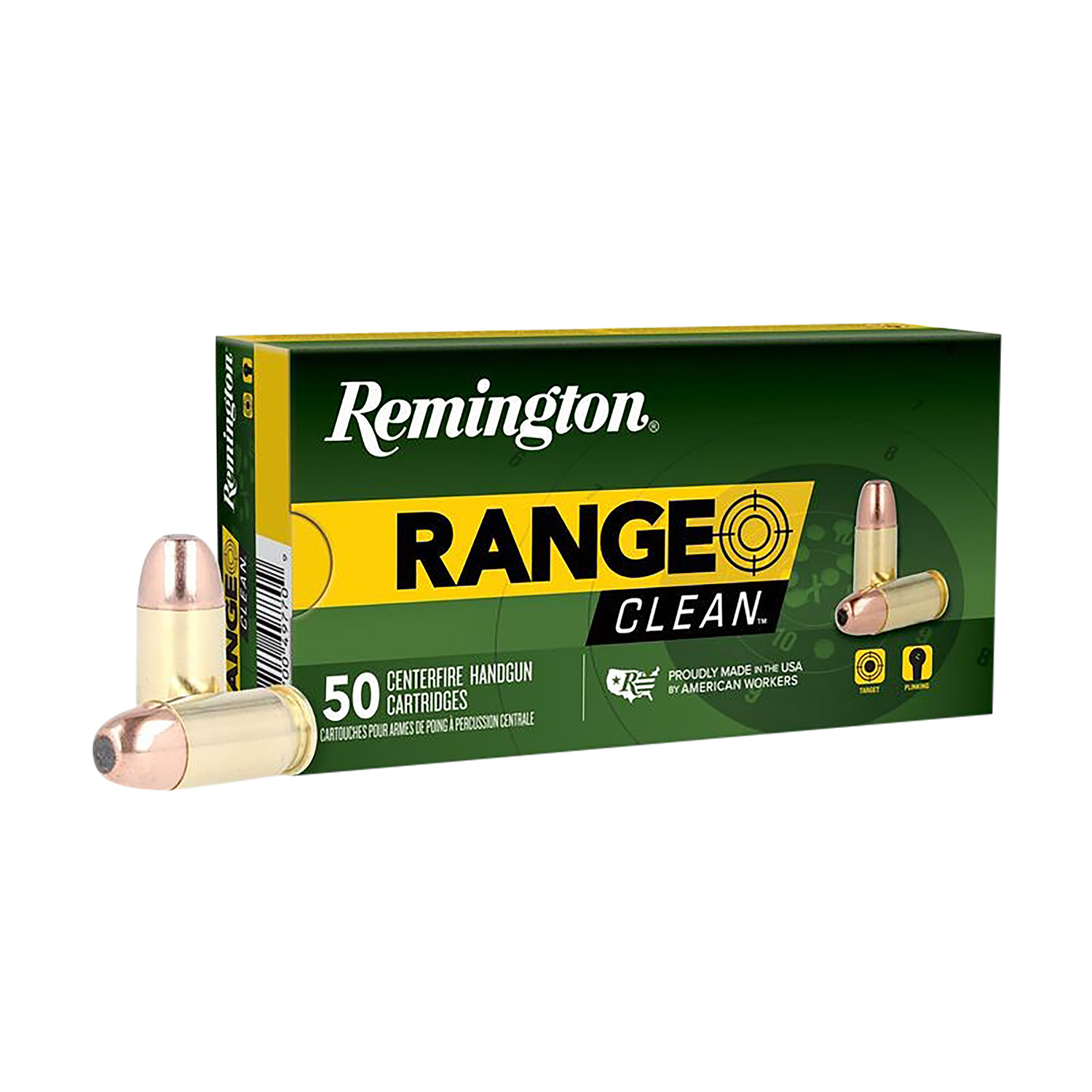 Remington 27687 45 ACP 230 Grain Flat Nose Enclosed Base 50 Rounds