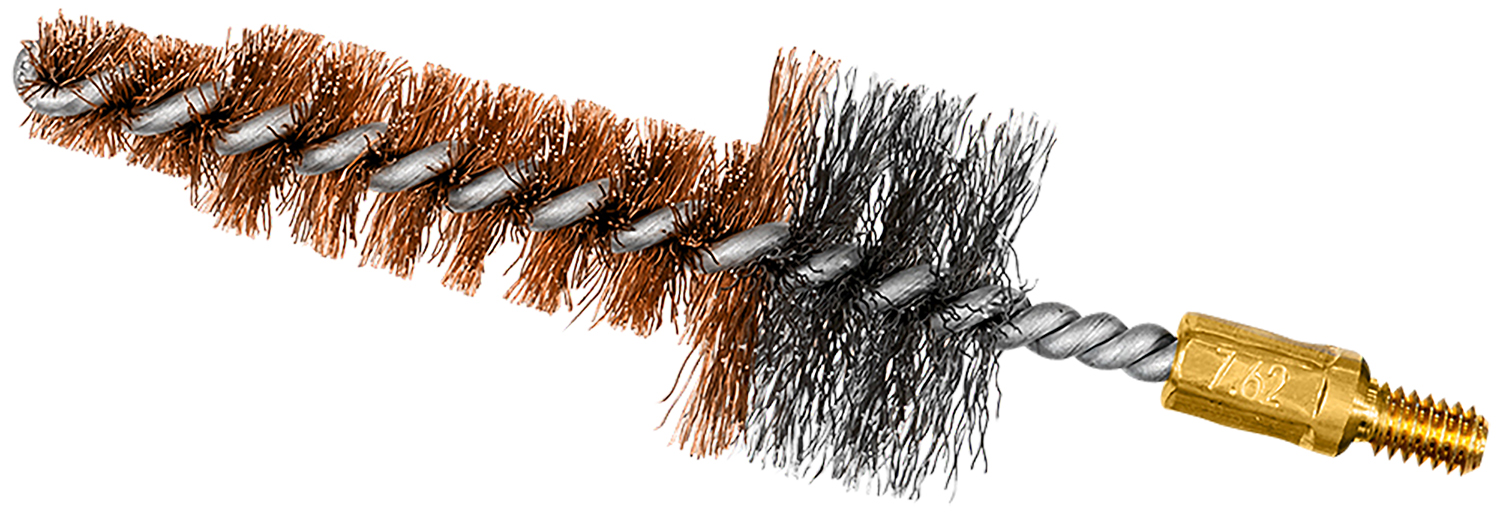 Otis FG368HT Chamber Brush  7.62mm AR Platform Firearm 8-32 Thread 1 Long Bronze/Steel Bristles