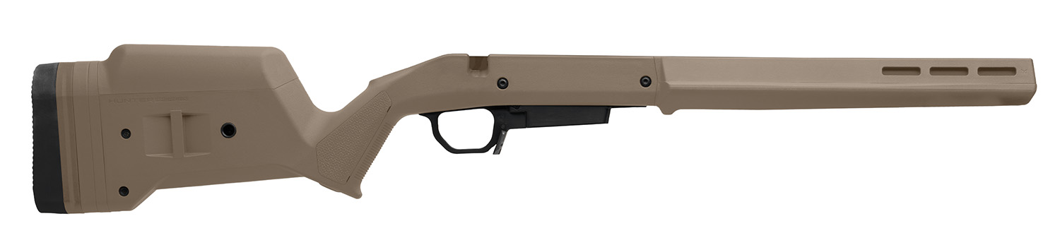 Magpul Mag1207-FDE Hunter American Stock Flat Dark Earth Adjustable Synthetic With Aluminum Chassis For Short Acti
