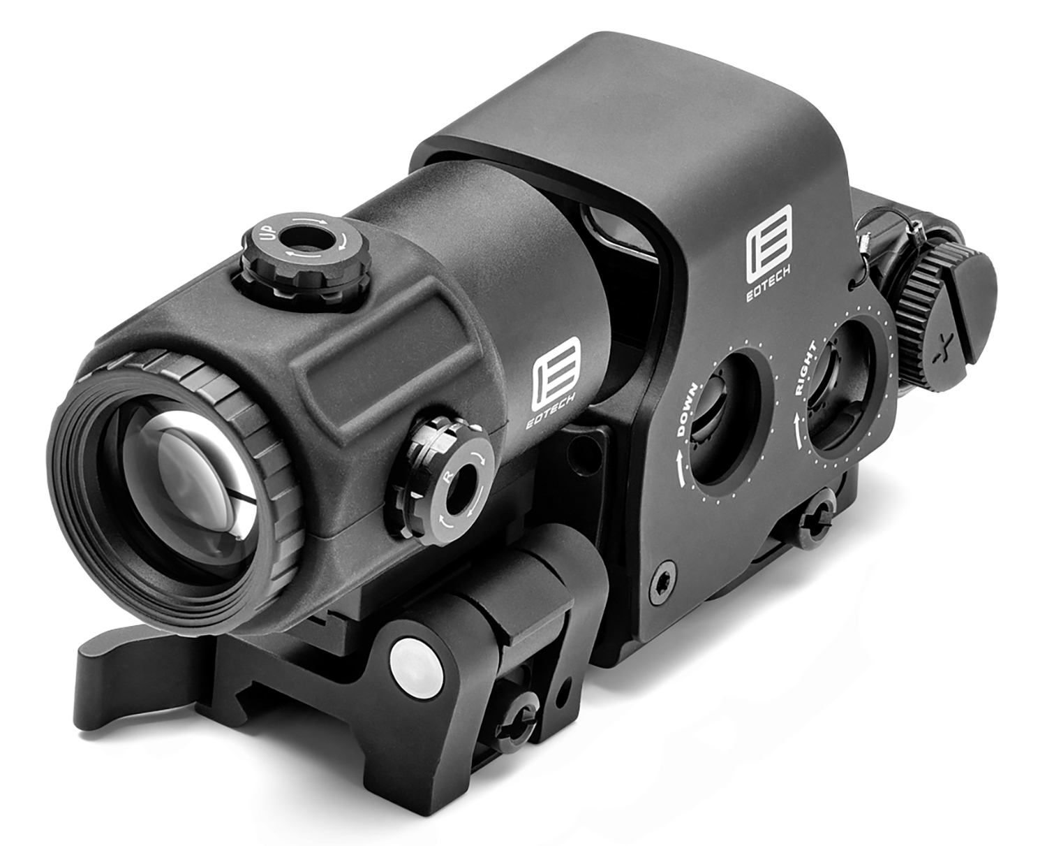 Eotech HHSVI HHS VI EXPS & G43 Magnifier Matte Black 1x/3x 1.20 x 0.85  1 MOA Red Dot/68 MOA Ring