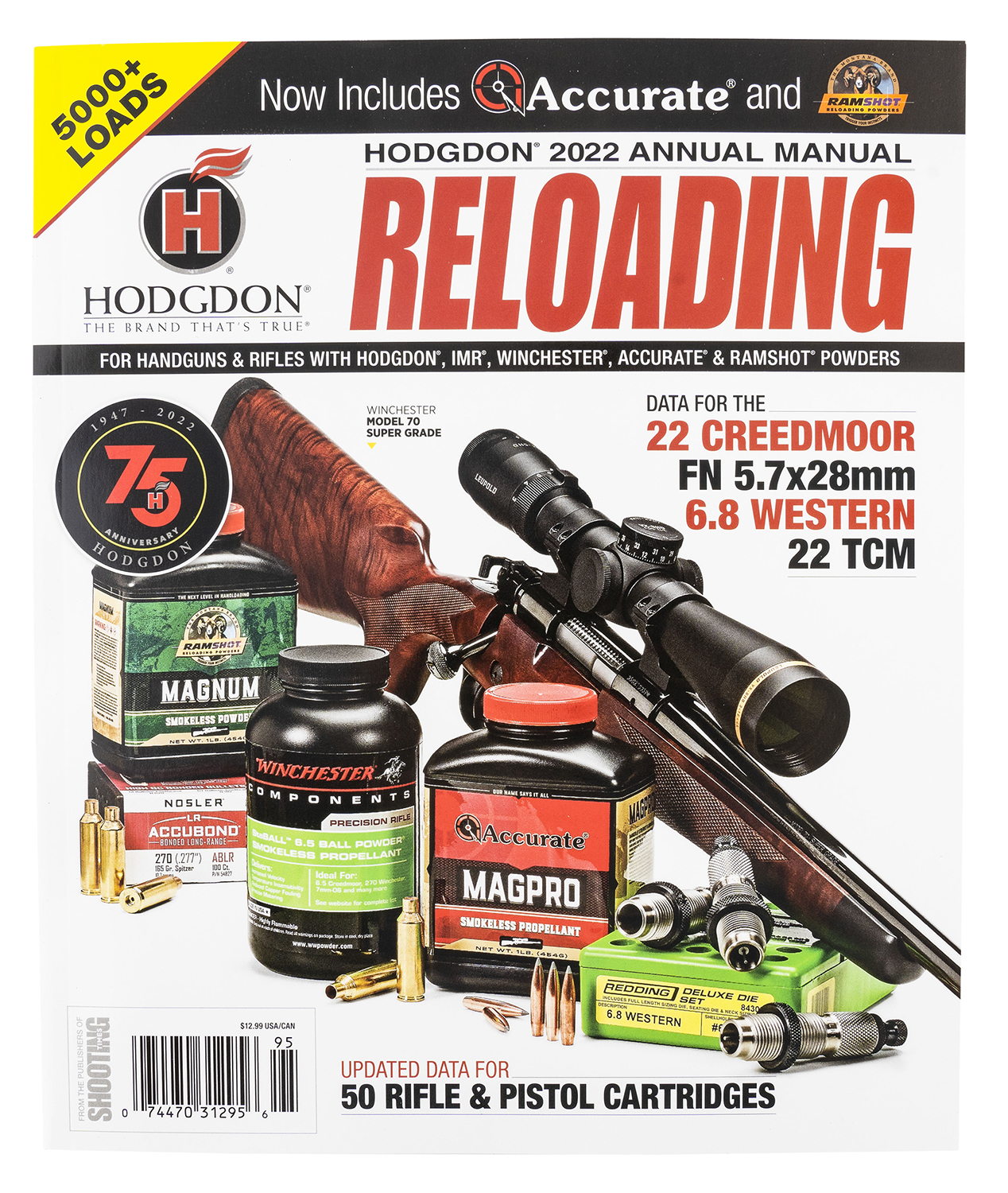 The Shooting Store Hodgdon AM22 Reloading Manual Handgun/Rifle 19th