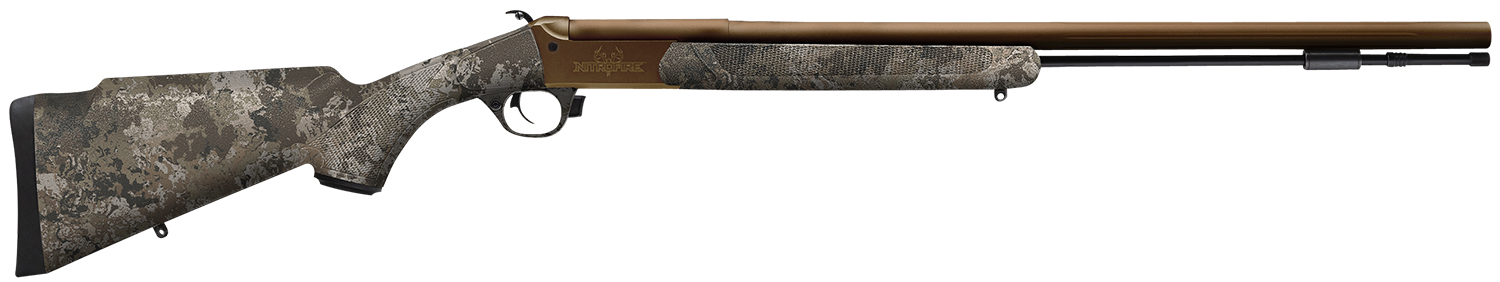 Traditions CR848804425 NitroFire  50 Cal 209 Primer 26" Burnt Bronze Cerakote Rec/Barrel with VAPR Twist Veil Wildland S
