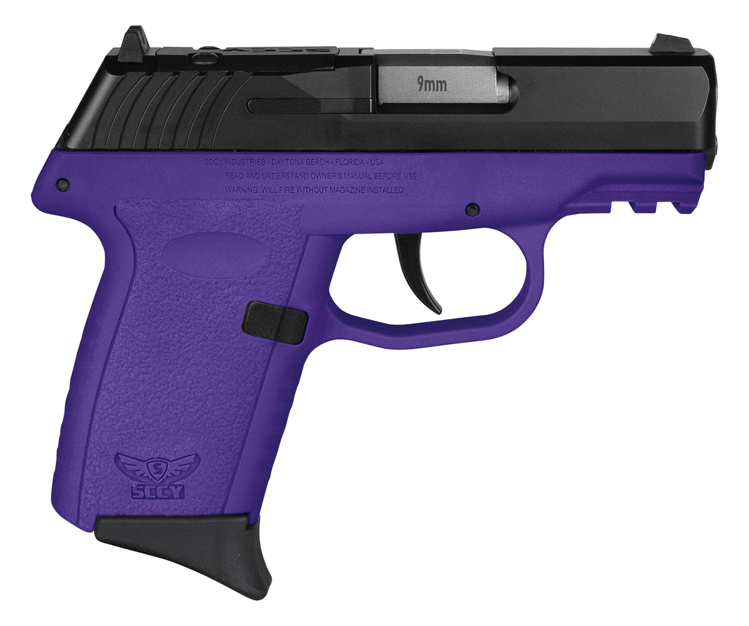 SCCY Industries CPX2CBPURDRG3 CPX-2 Gen3 RD 9mm Luger 10+1 3.10" Purple...-img-0