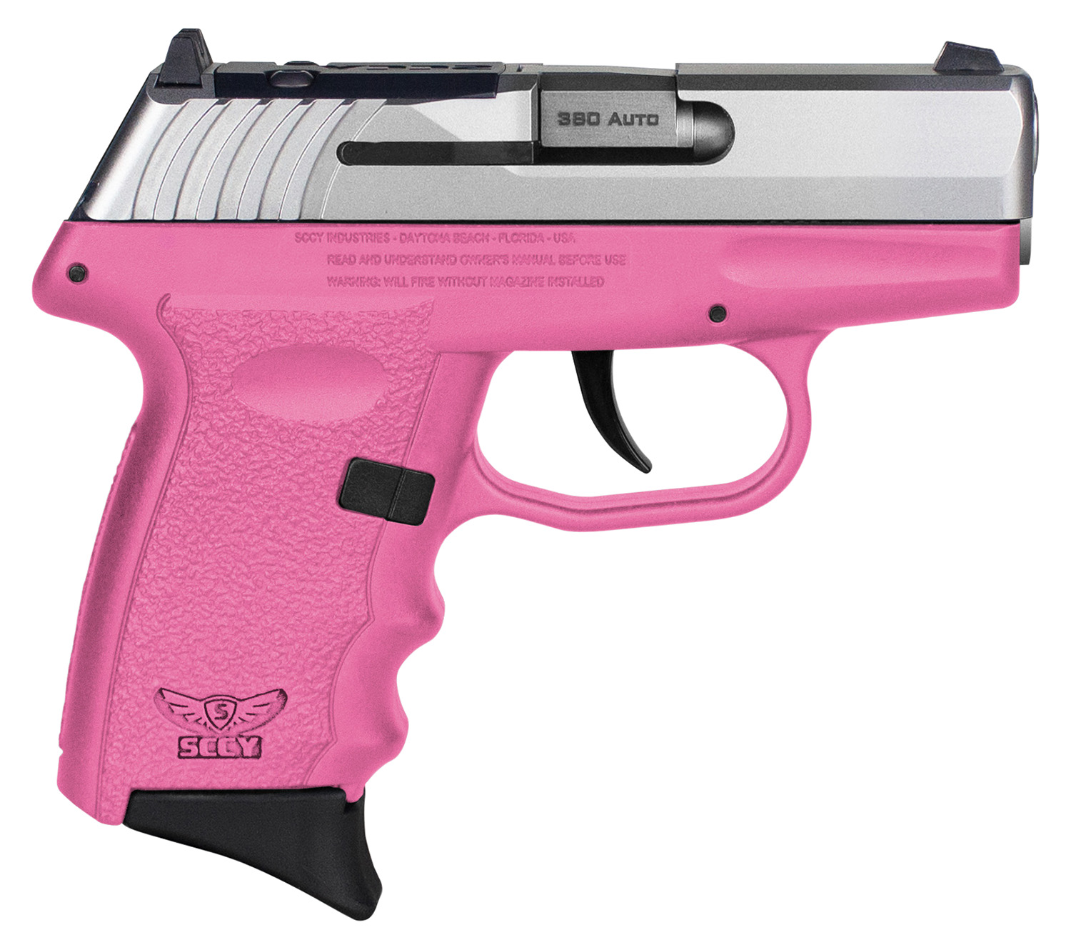 SCCY Industries CPX3TTPKRDRG3 CPX-3 RD 380 ACP 10+1 2.96" Pink...-img-0