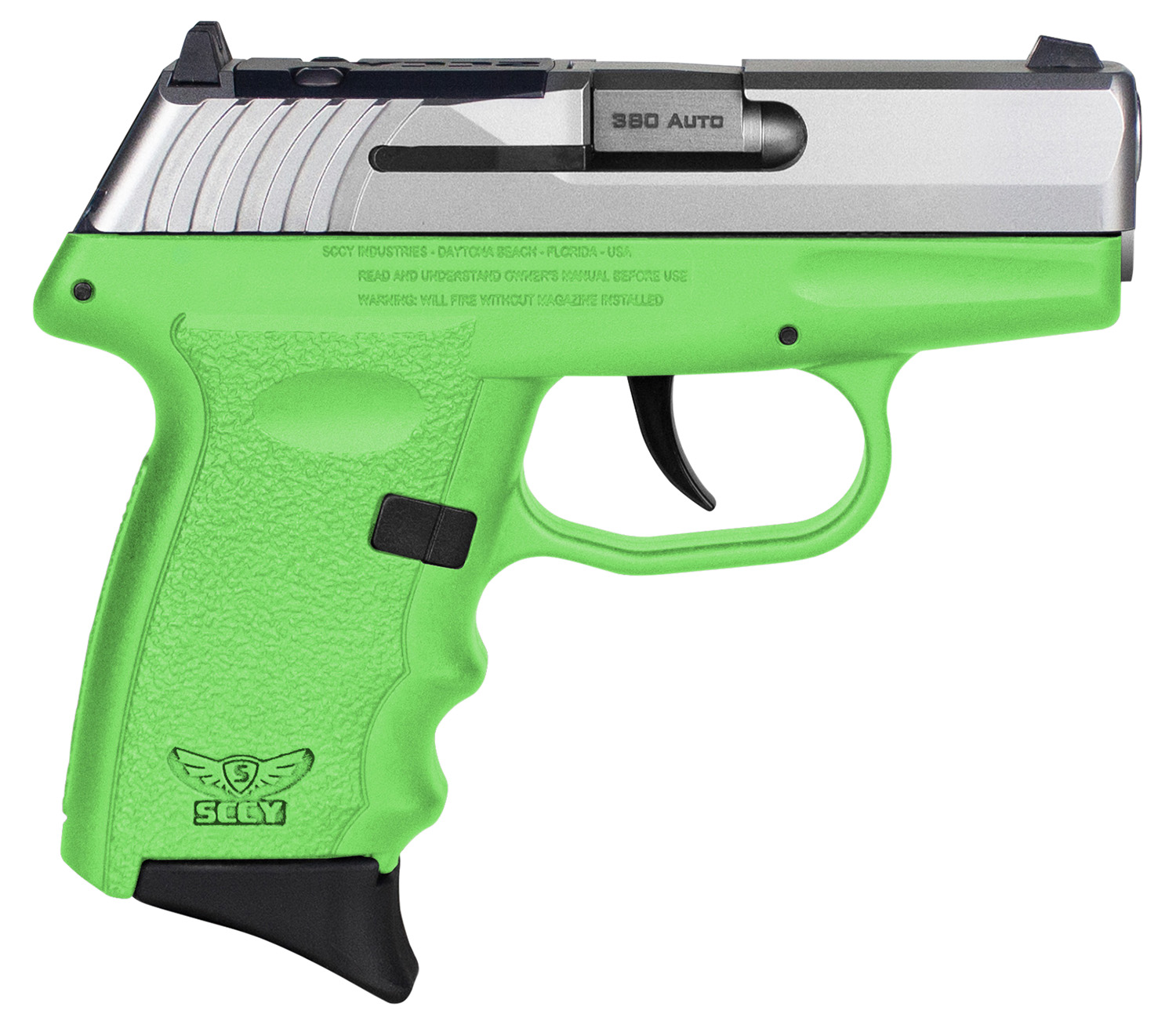 SCCY Industries CPX3TTLGRDRG3 CPX-3 RD 380 ACP 10+1 2.96" Lime Green...-img-0