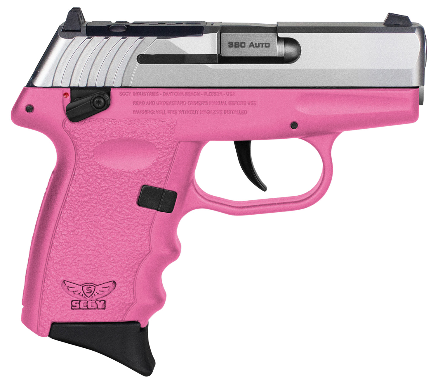 SCCY Industries CPX4TTPKRDRG3 CPX-4 RD 380 ACP 10+1 2.96" Pink...-img-0
