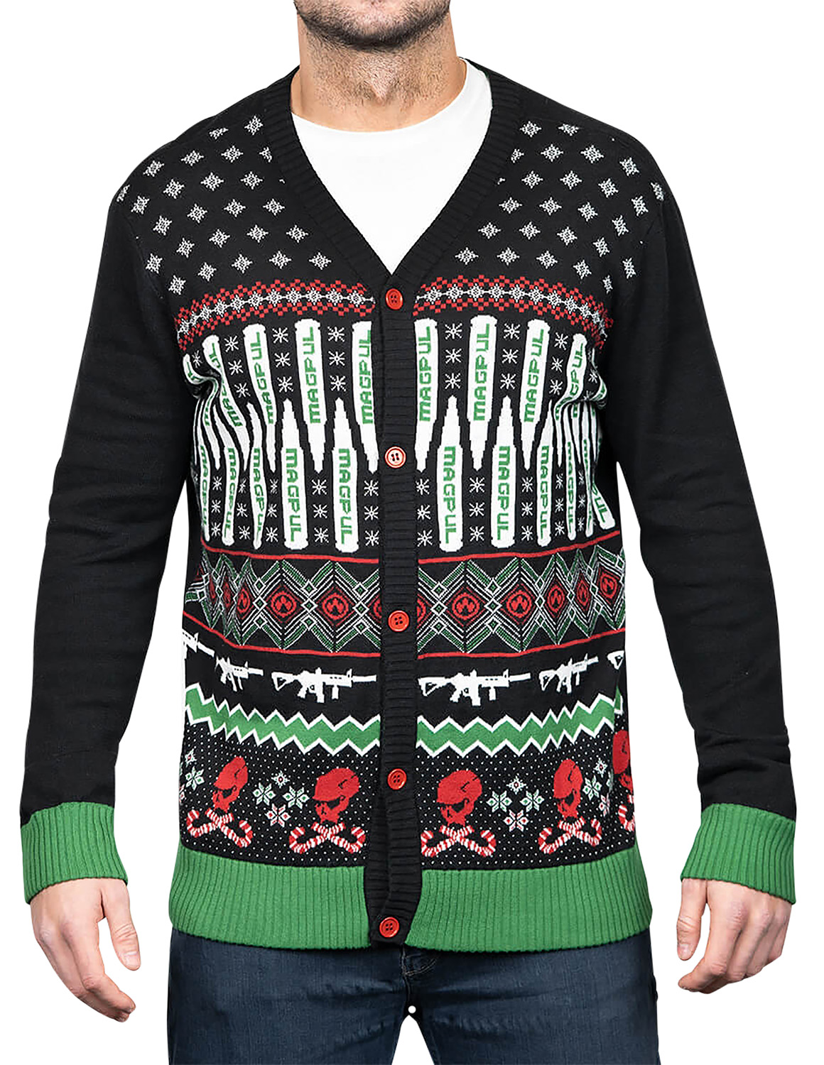 Magpul MAG1198-969-M Krampus Christmas Sweater Multi Color Long Sleeve...-img-0