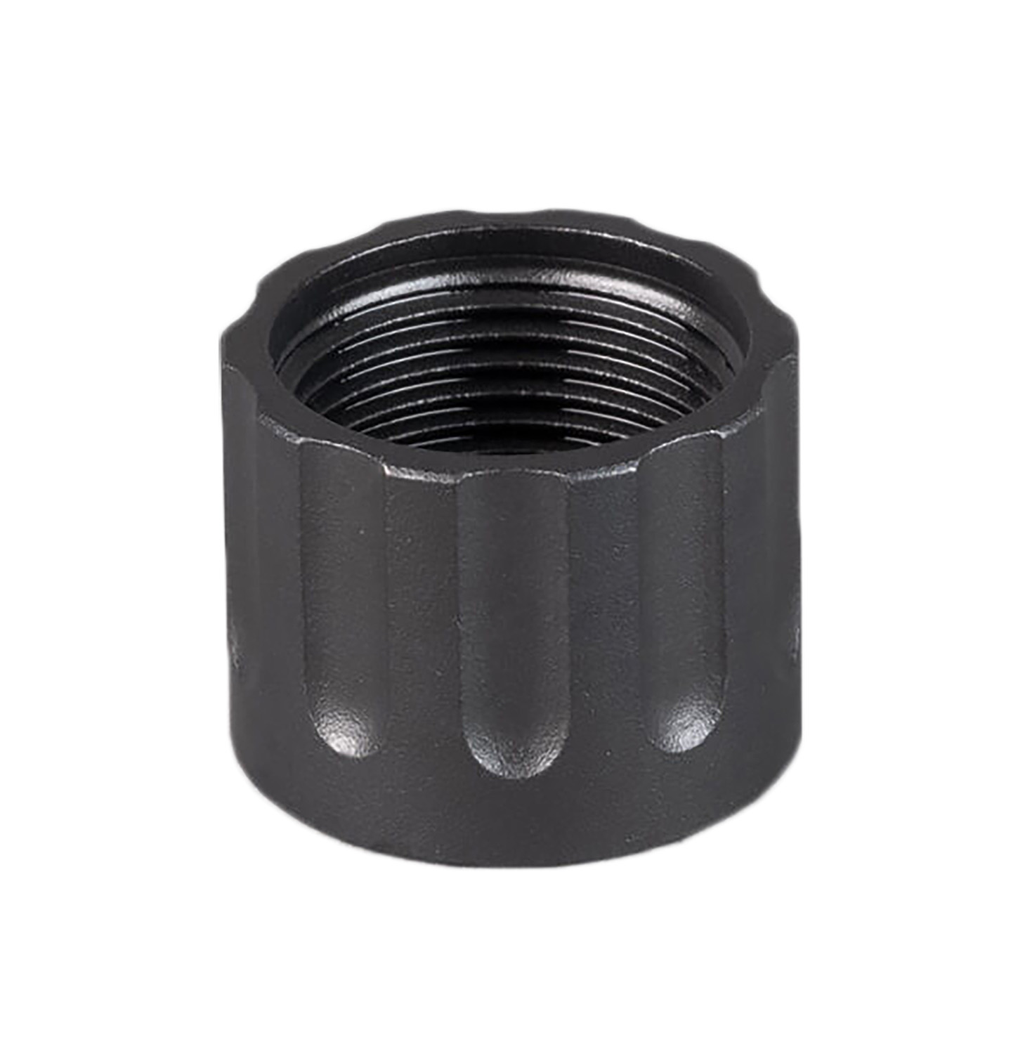 SilencerCo AC6 Delta Thread Protector Stainless Steel Black Oxide 1/2-28 tpi