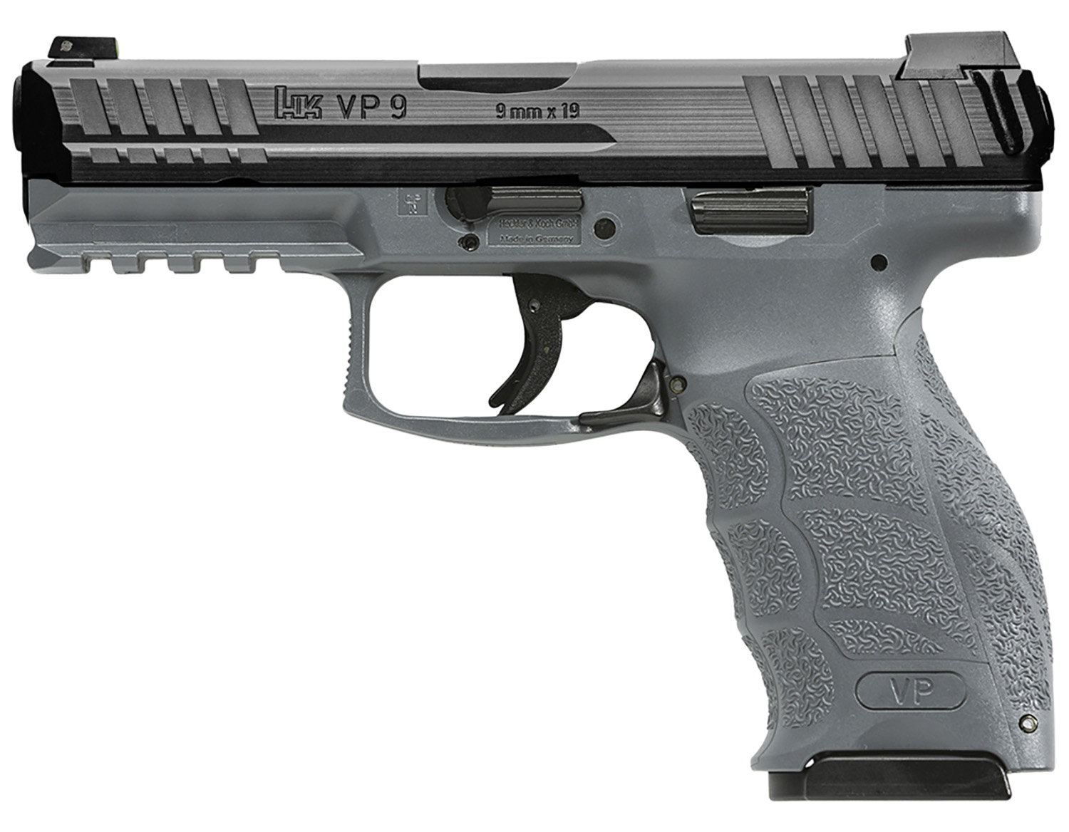 HK 81000230 VP9 9mm Luger 4.09" 17+1 (3) Gray Finish Frame with Black...-img-0