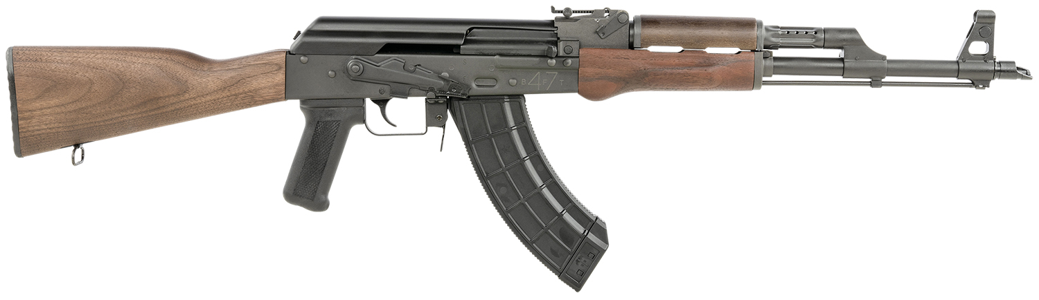 Century Arms RI4416N BFT47  7.62x39mm 30+1 16.50" Chrome Moly Steel Barrel w/Slant Compensator, Black Phosphate Finished Receiver, Walnut Wood Stock, Black Polymer Grip