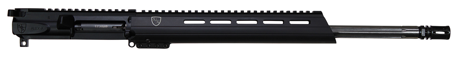 Alexander Arms UST17 Upper Parts Kits 17 HMR 18" Black Cerakote Aluminu... - Alex Pro Firearms - .17 HMR