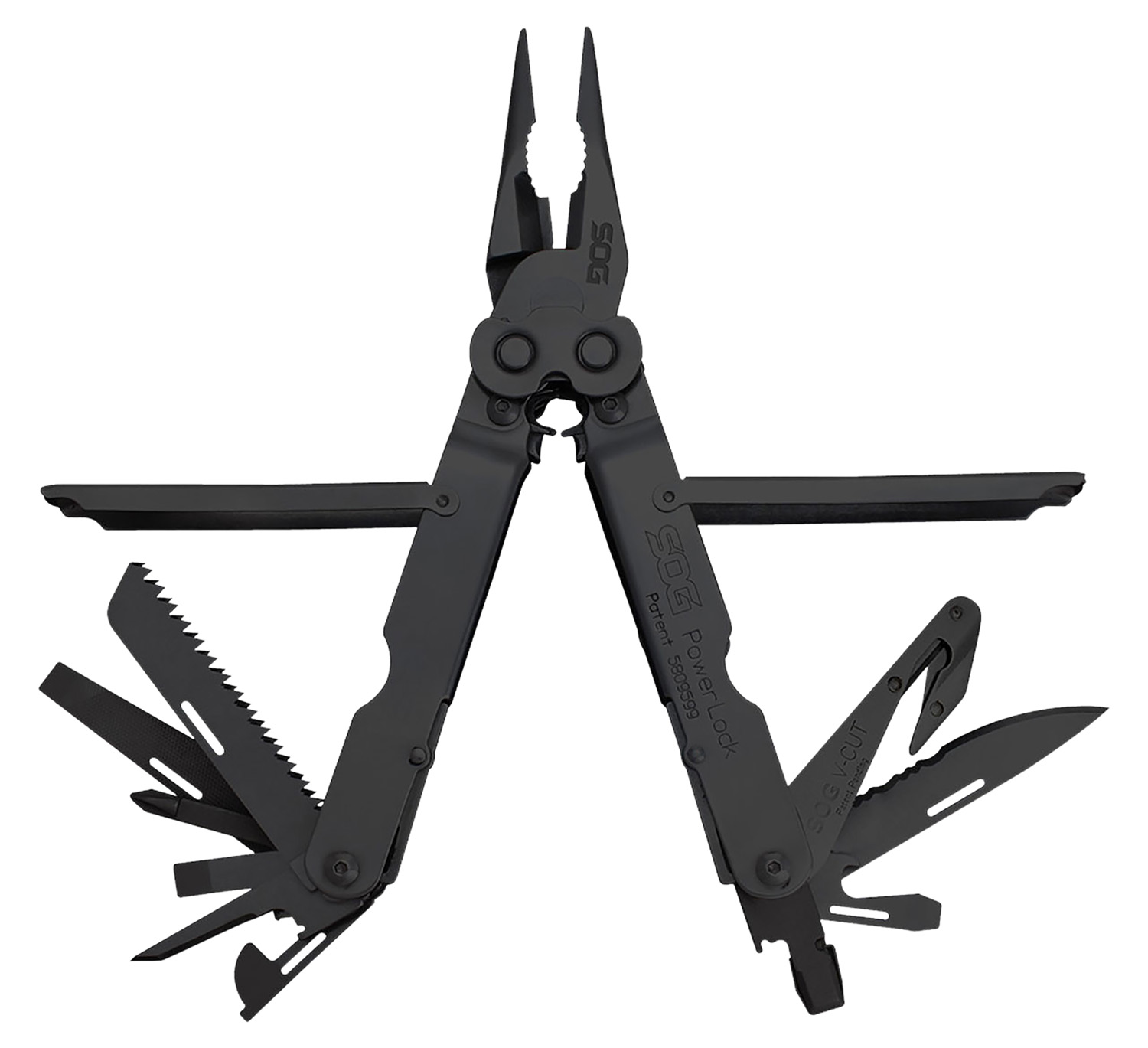 SOG B63N-CP      POWERLCK EOD W VCUTTER BLK OXIDE