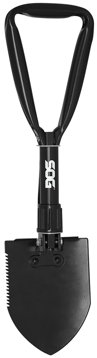 S.O.G SOGF08N Entrenching Tool Folding Shovel Plain/Serrated Blade Black - SOG - SHOVEL