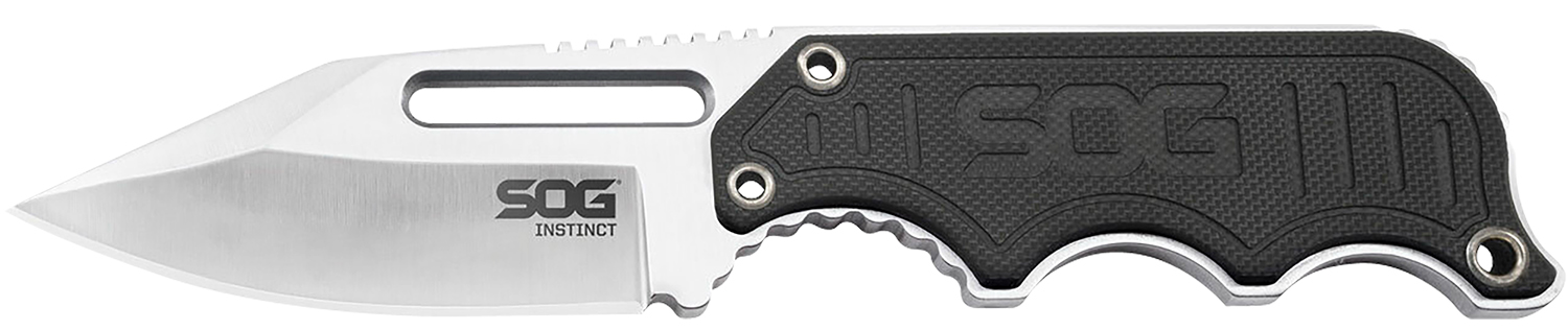 SOG Instinct NB1012-CP Knife with G10 Handle and Satin Finish