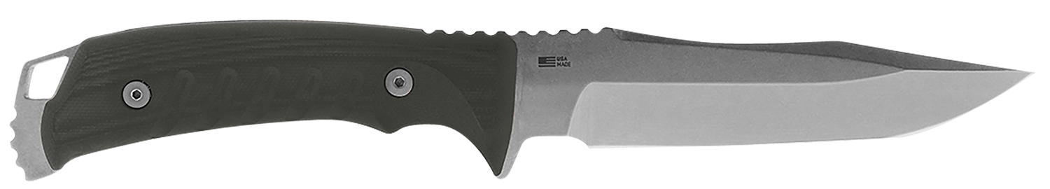 SOG Pillar USA-Made 5" Clip Point Fixed Blade Knife - S35VN Steel, Micarta Handle
