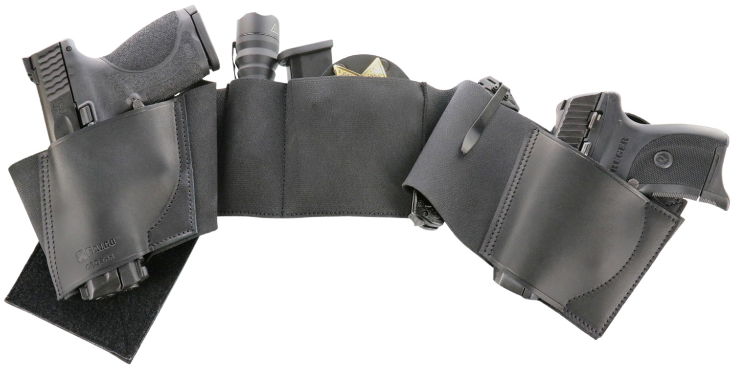 Galco UWERBKMED UnderWraps Elite Black Medium Leather/Nylon Holster