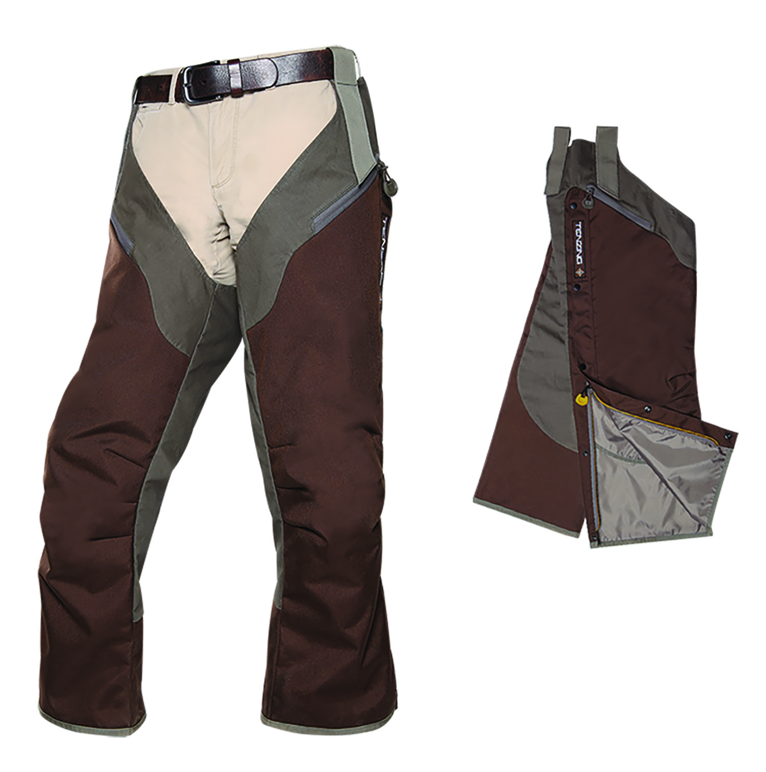 Tenzing TZG962207 BV16 Bird Vest M/L Brown/Orange Robic Rip-Stop